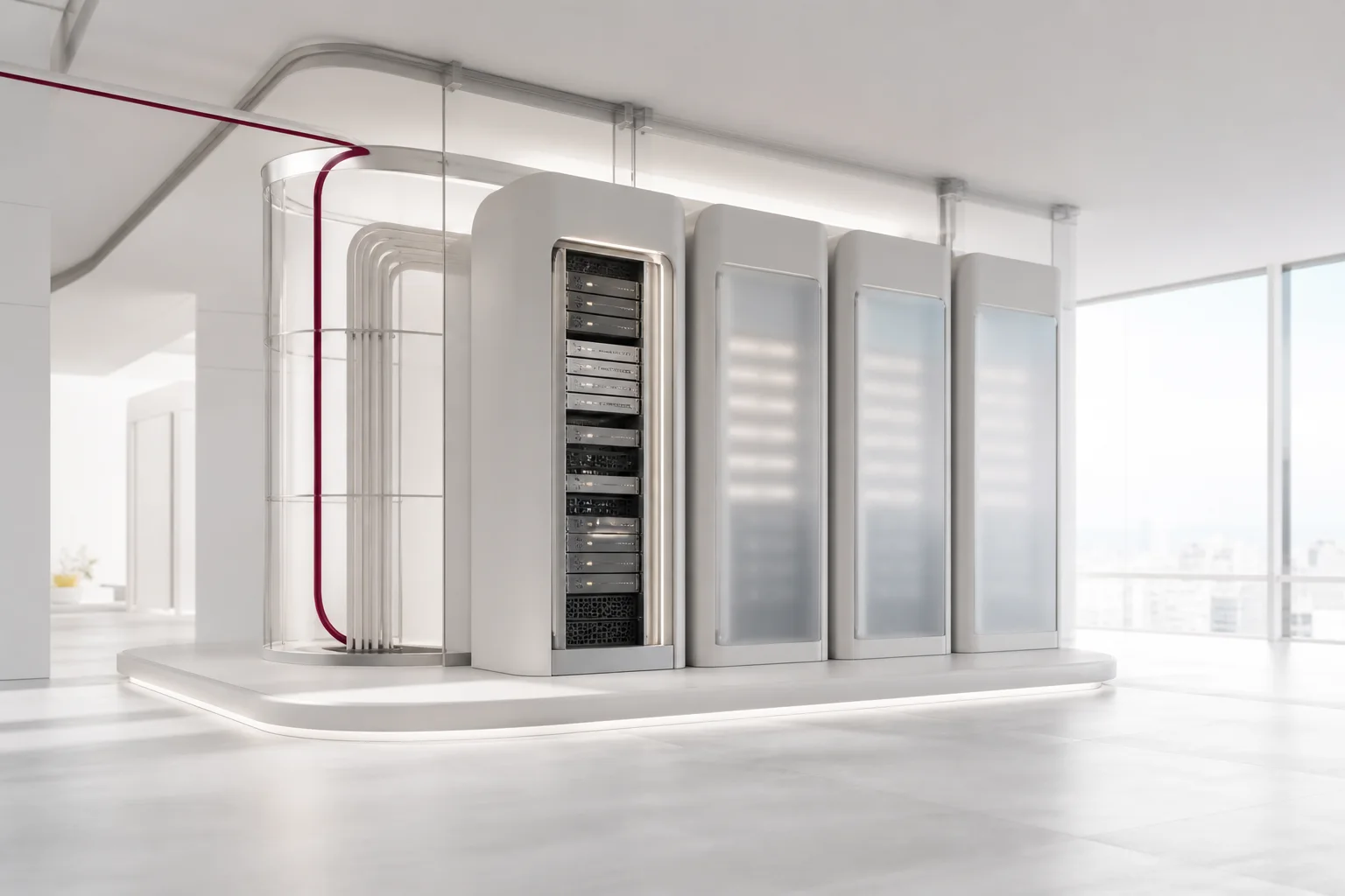 Infrastructure cloud Easycloude modulaire, lumineuse et supervisée